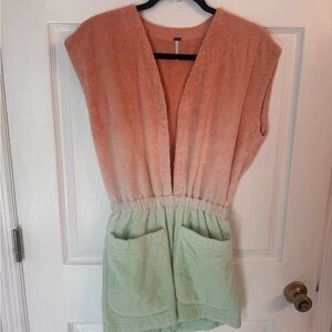Young Fabulous & Broke Terry Short Romper Size Small